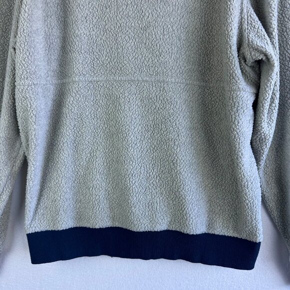 Patagonia Jacket Mens Medium Oatmeal Gray Shearling Zip Camping Outdoors Active - Picture 11 of 12